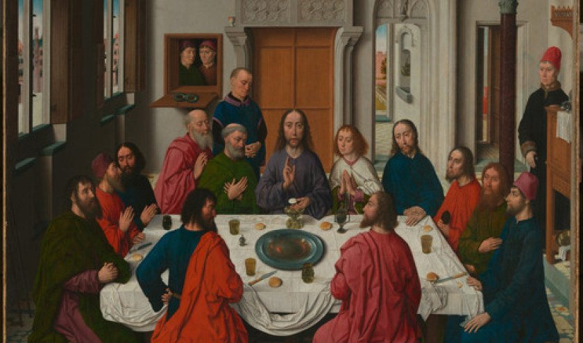 « La Cène » (peinture centrale d’un tryptique/Dieric Bouts) © « M Leuven »