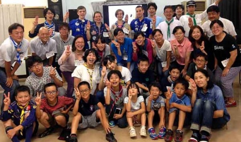 Les Scouts et Guides de Spa au Japon