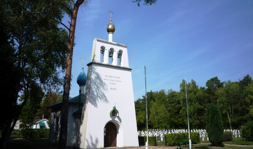 La Chapelle russe de St Hilaire ( photo : F.Detry )