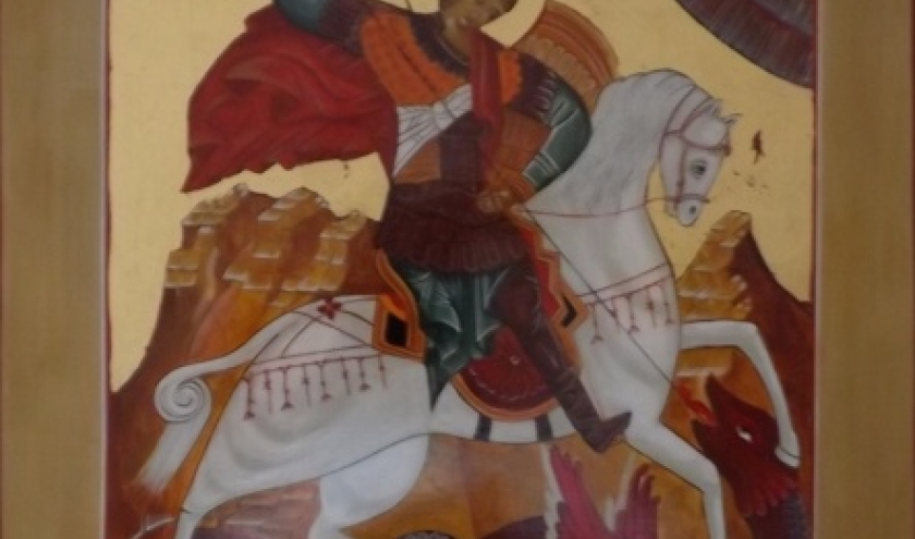 St Georges et le dragon de Lydda ( Rosalie BUREAU )