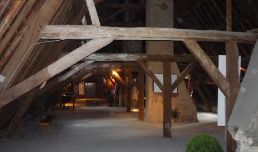 Le cadre exceptionnel des combles du Monastere de Malmedy