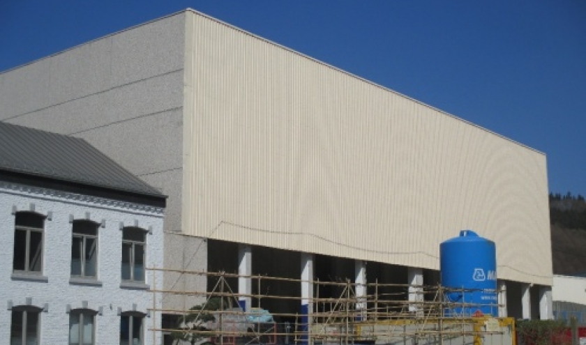 Facade du chantier au 24.04.2015