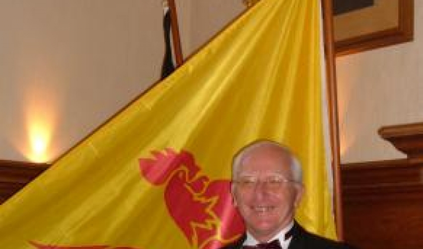 Alphonse Nicolet lors de la reception a l'Hotel de ville en 2004