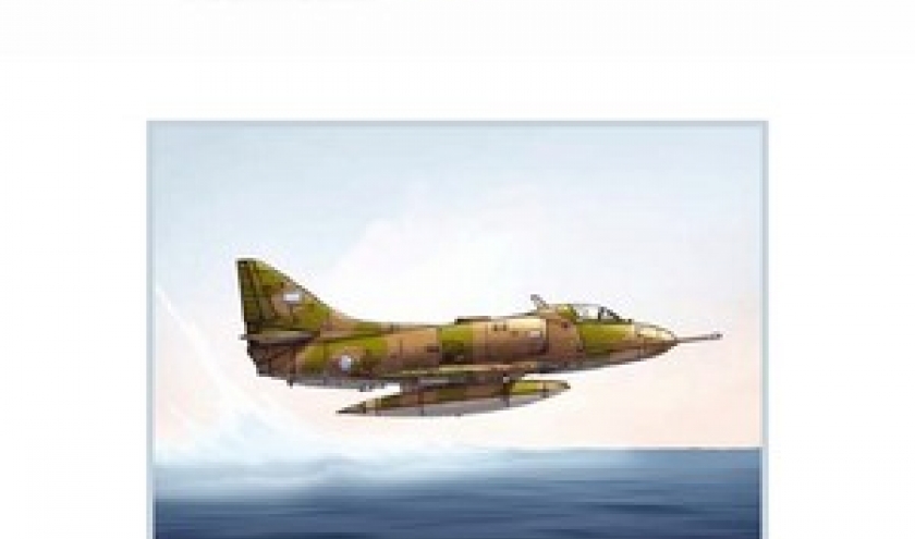 Malouines, Le ciel appartient aux Faucons (T1) - Skyhawk, N. Barron & W. Taborda – Editions Paquet.