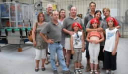 Ici a lieu l'embouteillage