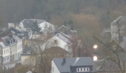 Projecteur de la Porte / l'eau, du haut du Bois des Moines (appareil photo 69 euros...)