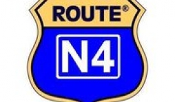 Le "logo" ("je m'exprime", en grec) de "la nationale 4, ma route 66 à moi!» 