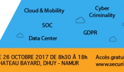 Security Forum Wallonie, le 26 octobre 2017 à Namur. La sécurité informatique démythifiée.