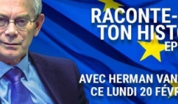 Débat avec Herman Van Rompuy, à Namur, ce 20 Février