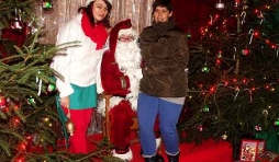 PERE NOEL et son lutin-6901