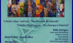 Butgenbach                             L'Atelier d' Igor expose : " Du classique à l'abstrait "