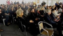 L'assistance a la conference de presse