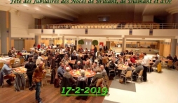 L'ensemble des jubilaires 2019 ( Photo Denis DOSQUET )