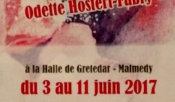 Mme Odette FABRY expose ses aquarelles au Gretedar   