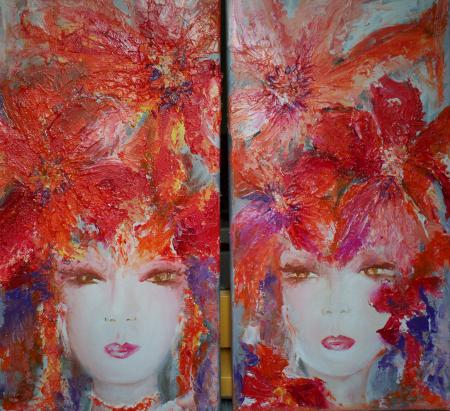 Jacqueline COLLARD Peintures sur toiles Jacqueline COLLARD Peintures sur toiles