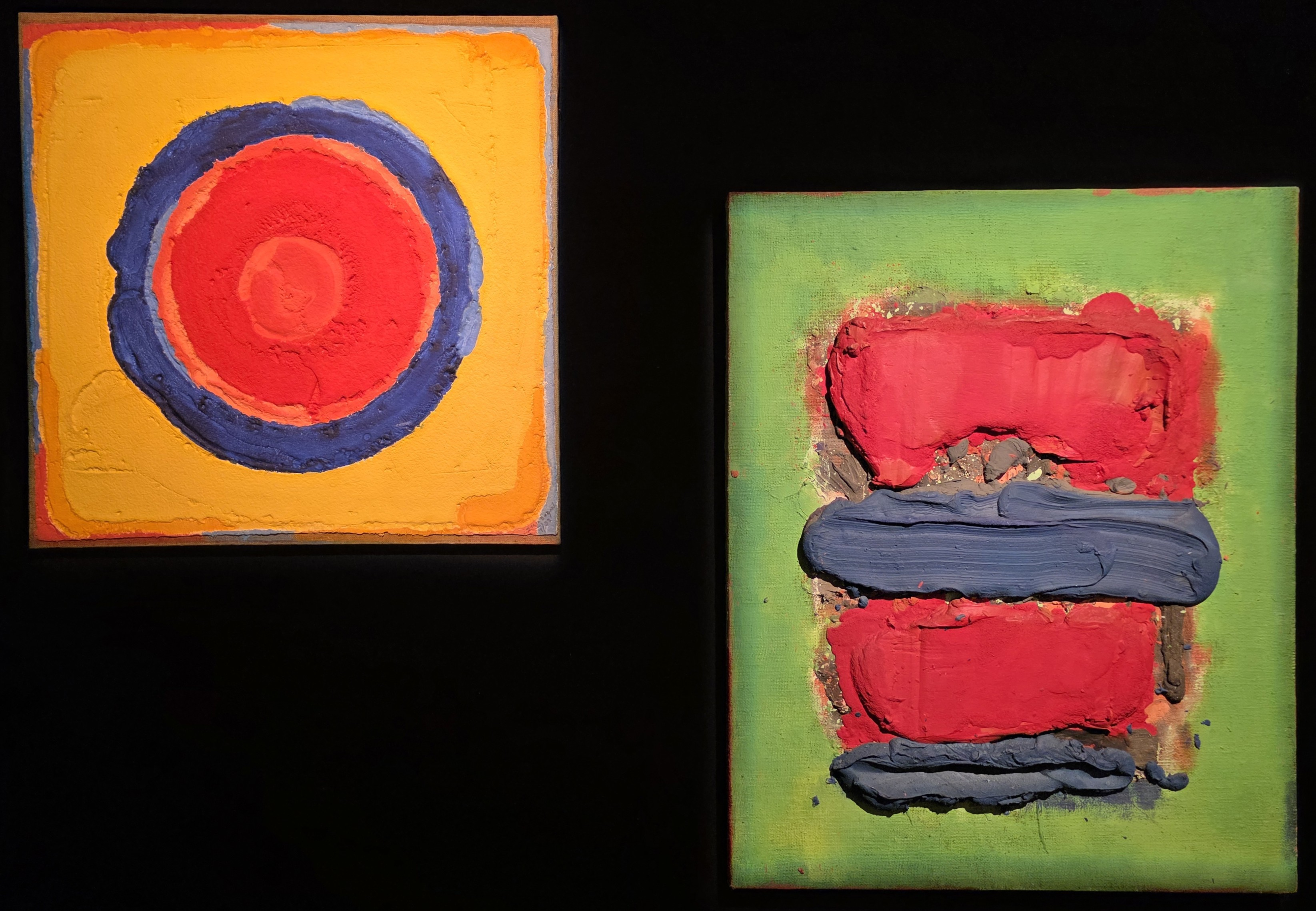 Sans Titre & « Surface rayée » (Bram Bogaert/1953 & 1962) © « Fondation Roi Baudouin » © Ph. : F. Sebo