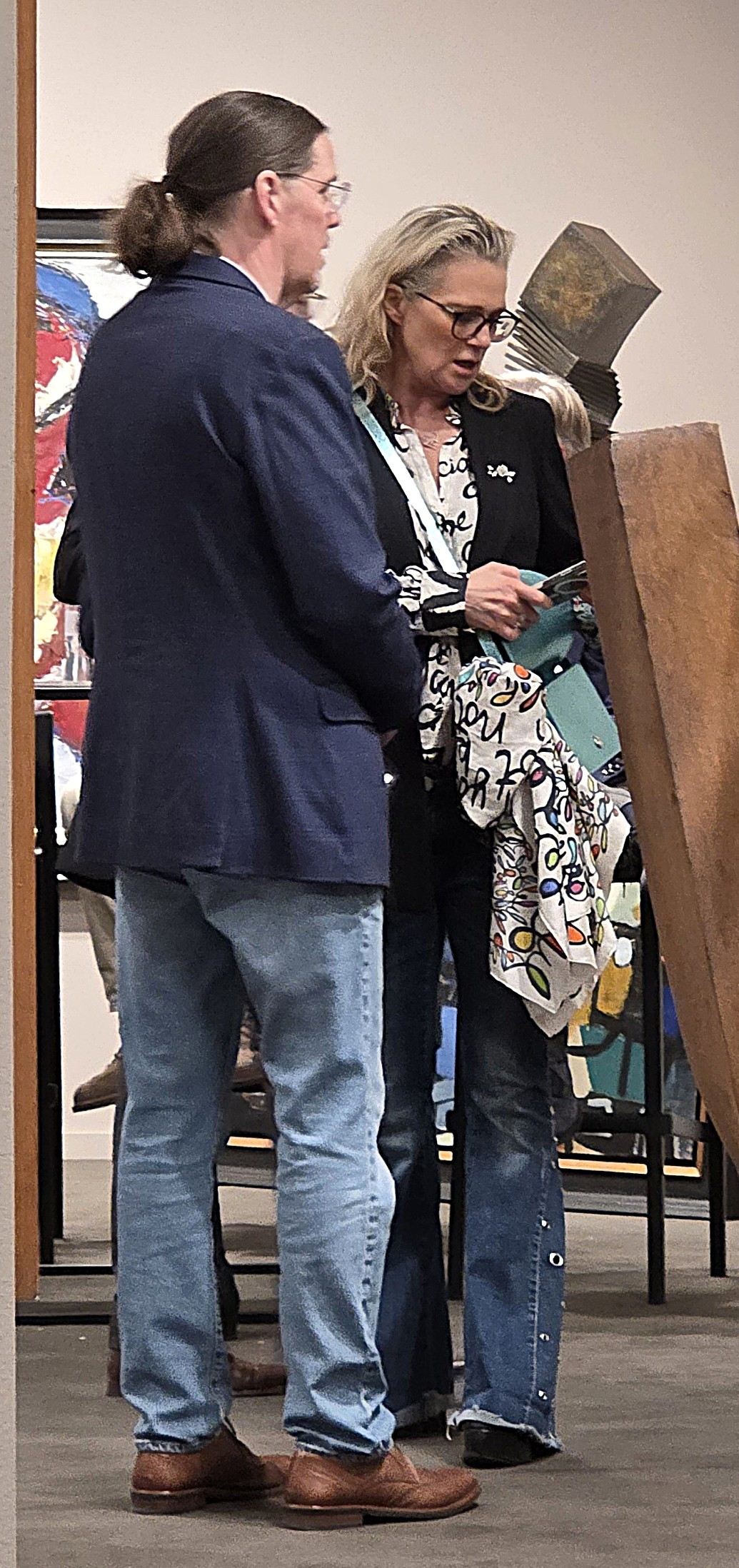 La princesse Delphine de Saxe Gobourg & son époux, Jim O’Hare © Photo : Fabien Sebo