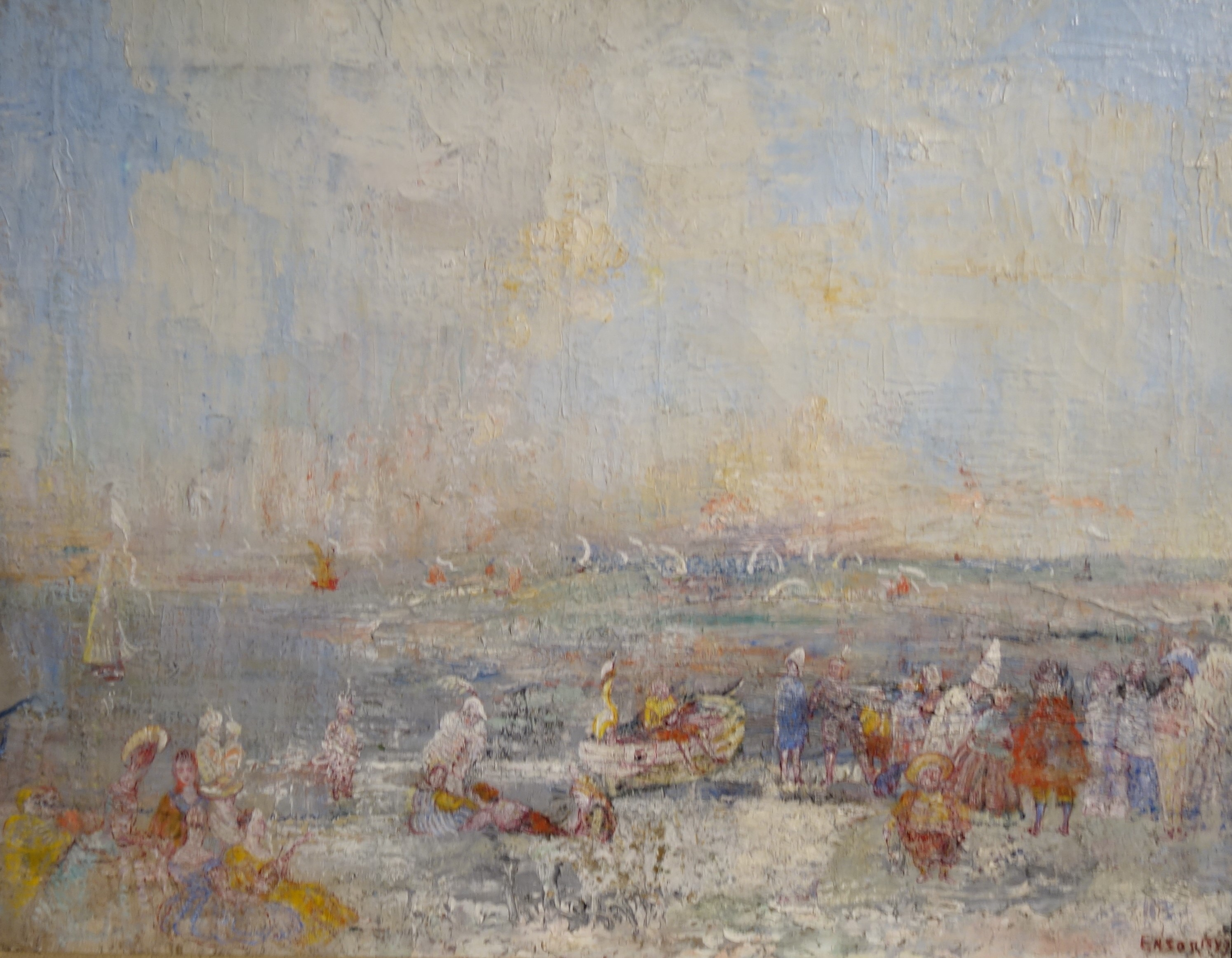 « Le Carnaval sur la Plage » (James Ensor) © Photo : Fabien Sebo