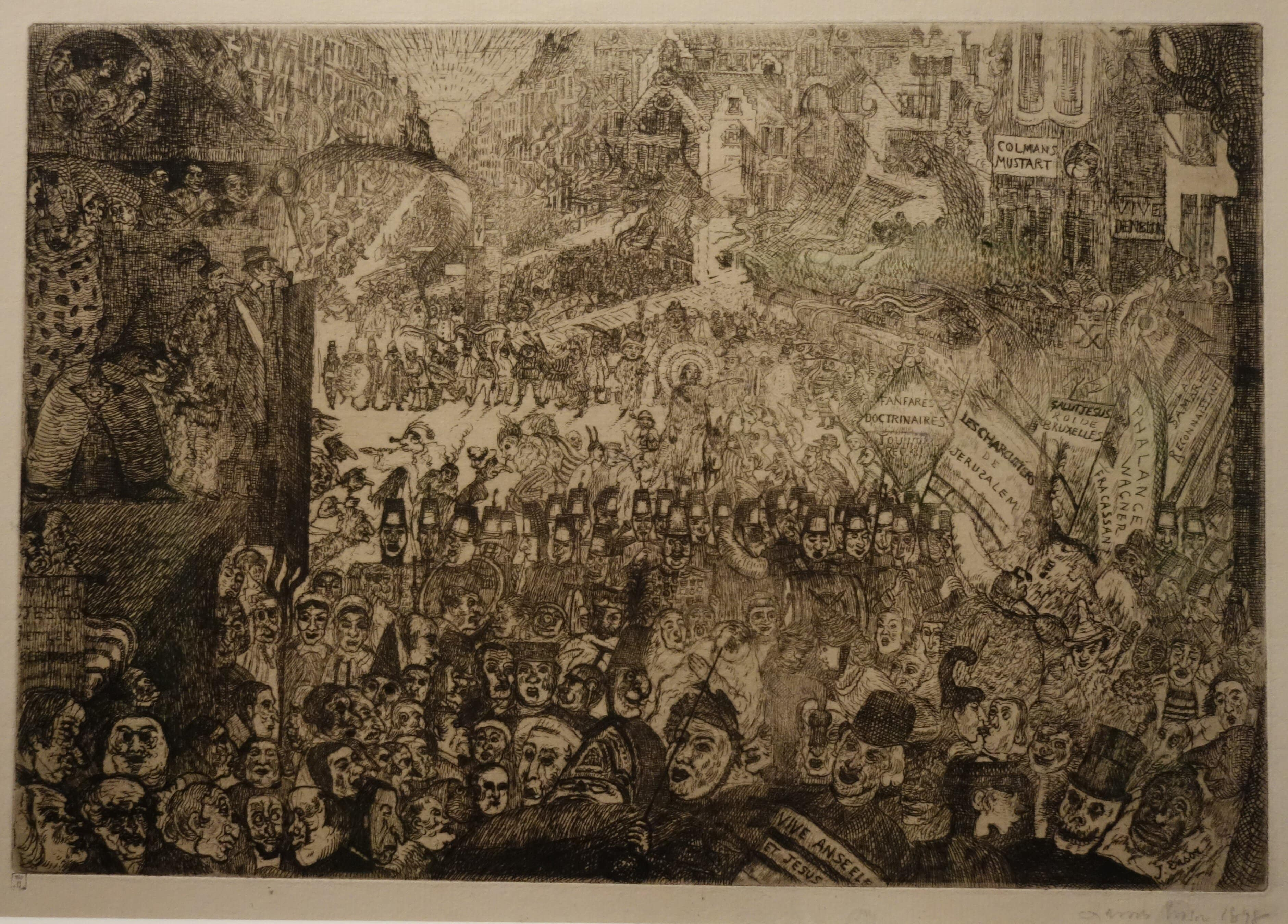« Entrée du Christ à Bruxelles » (James Ensor) © Photo : Fabien Sebo