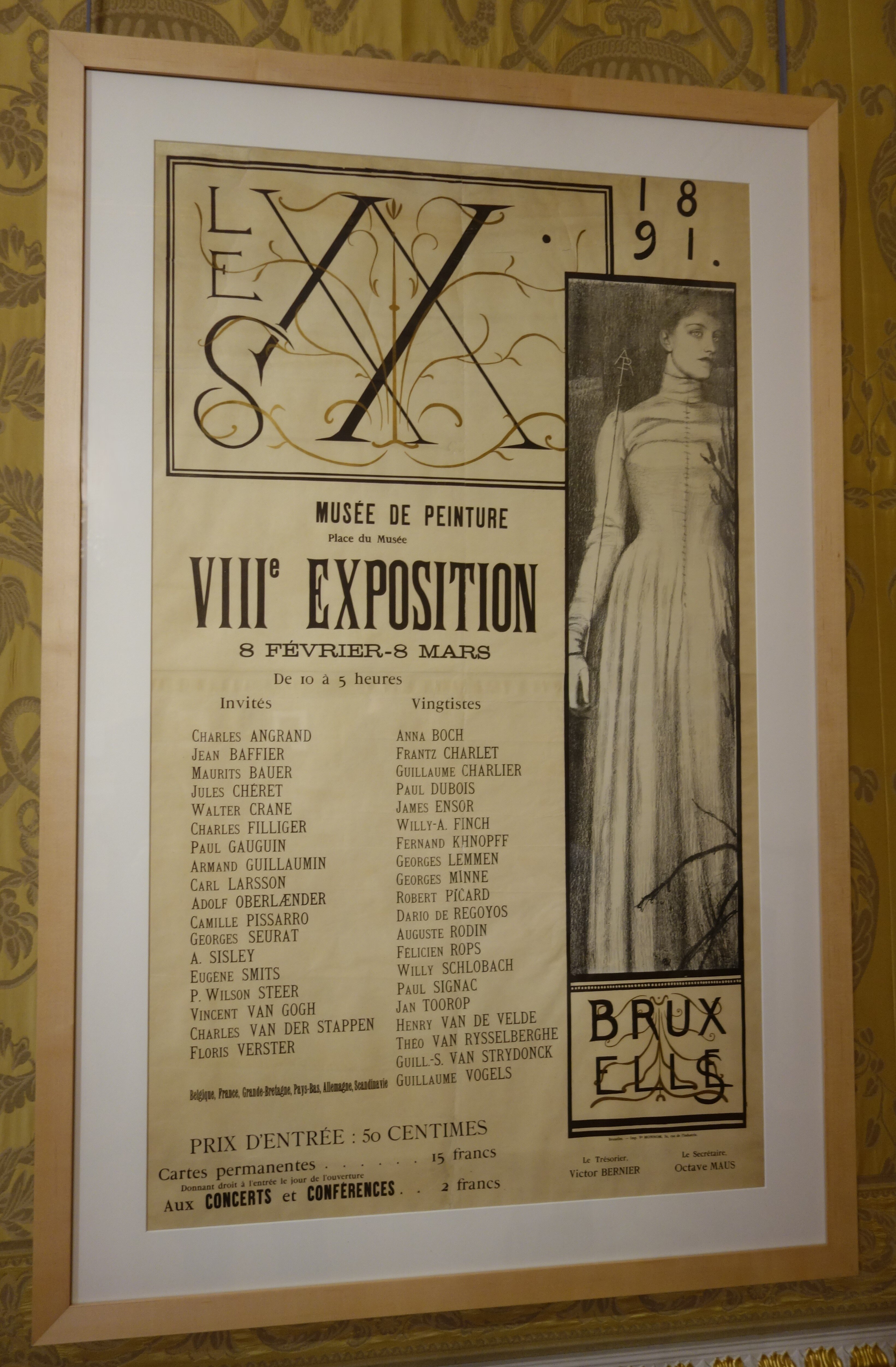« Les XX » (James Ensor) © Photo : Fabien Sebo