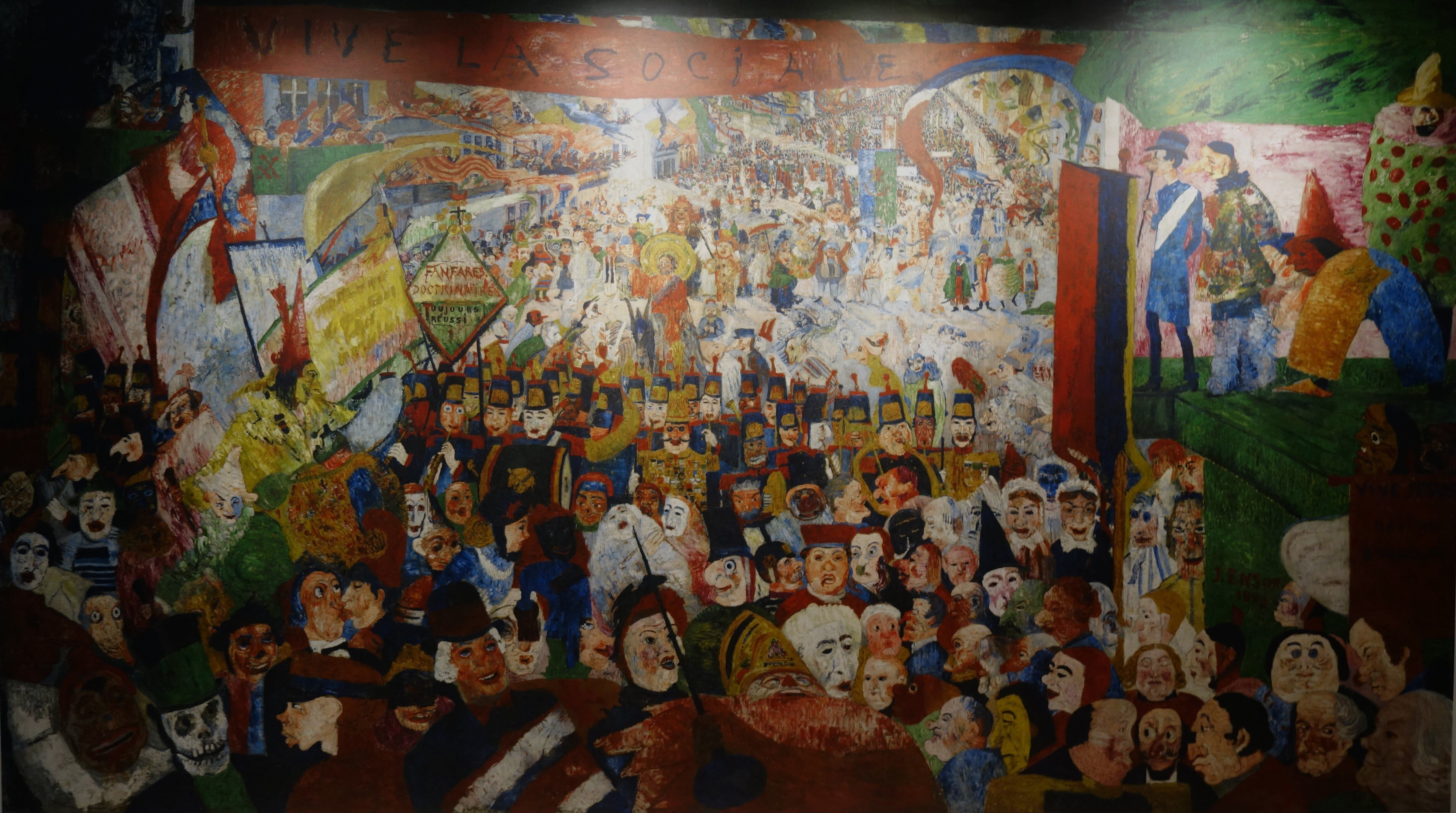 « Entrée du Christ à Bruxelles » (copie de l'original de J. Ensor/2008) © Photo : Fabien Sebo