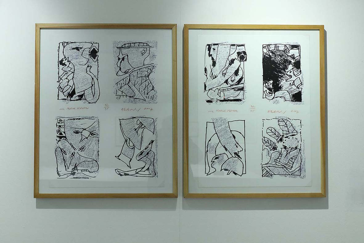 Lithographies/2007 © Pierre Alechinsky © Photo : Jacques Baudoux
