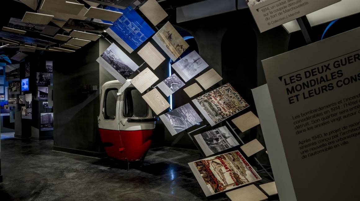 Retour au passé, au « Centre du Visiteur », à « Terra Nova », une cabine de l'ancien téléphérique © Ph. : « CAC »