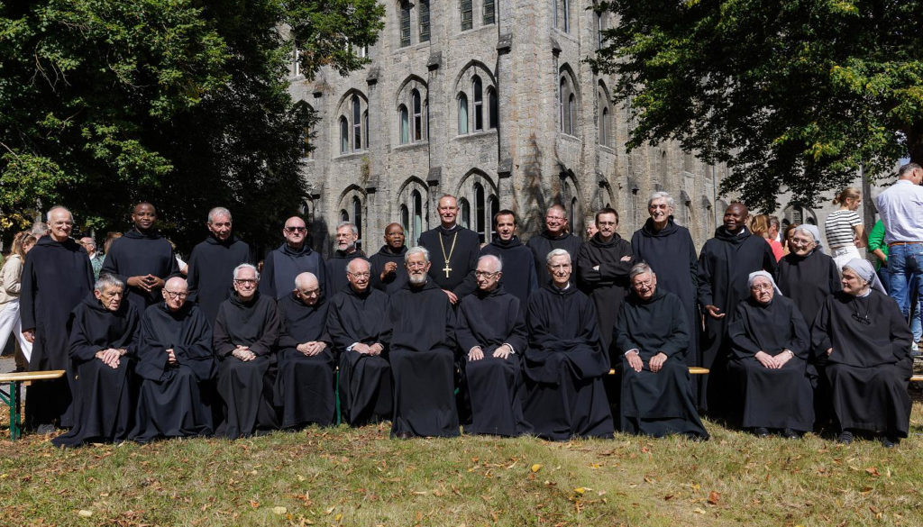 L'actuelle congrégation religieuse/2023 © Abbaye de Maredsous