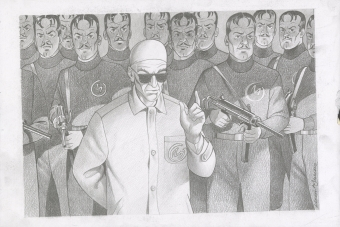 Illustration 16 (crayon sur papier) © Laurent Durieux