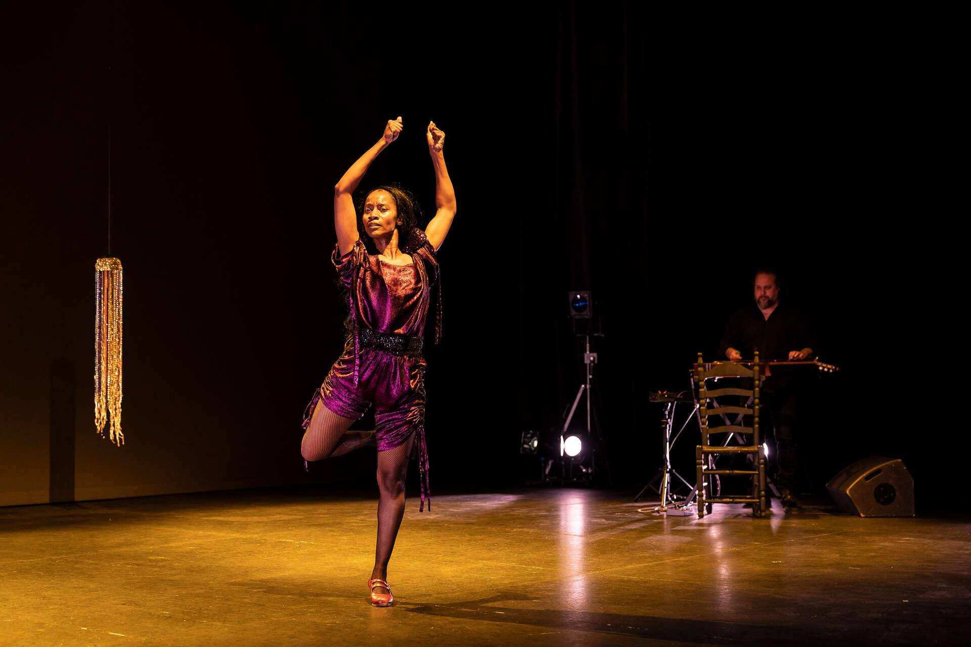 Le « Flamenco », avec Yinka Esi Graves, dans « The disappearing Act » ⓒ Ph. : Alain Scherer