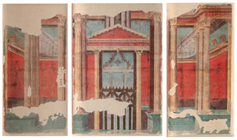 Fresques originales de Fondo Bottaro © « Musée royal de Mariemont »