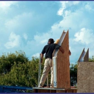 Mise en place etage et pignons Mise en place etage et pignons