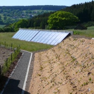 Des pavillons beneficiant de l'energie solaire