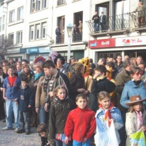 La grande foule en bordure du parcours