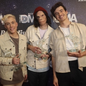Loic Nottet, Kid Noize et Henri PFR - Credit photo : RTBF Loic Nottet, Kid Noize et Henri PFR - Credit photo : RTBF
