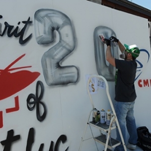 Tohogne, Ce 9 avril 2017 fête de l’hélico , les 20 ans du CMH.