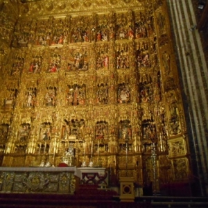 Sevilla cathedrale - retable