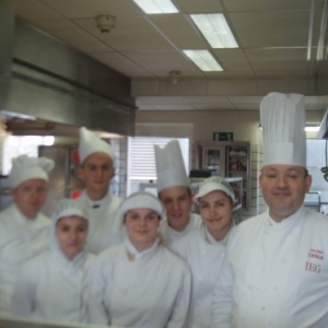 restaurant le gryzon le chef et sa brigade