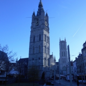 Beffroi et Saint Bavon Beffroi et Saint Bavon