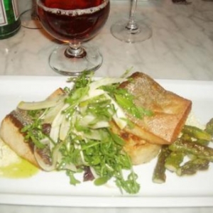 anvers - restaurant flamant dining -  succulent plat de seriole - 