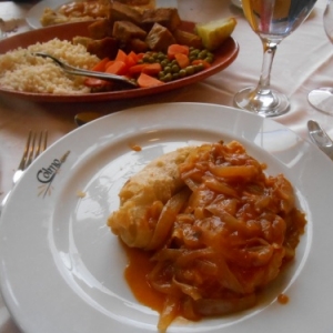 plat national - espada et banane frite