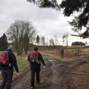 Bihain: 4ème marche en souvenir de la 83ème division d'infanterie.