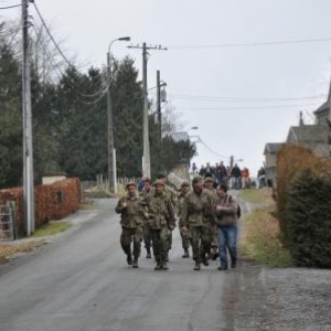 La marche "In the footsteps of the 82nd Airborne Division" à Goronne