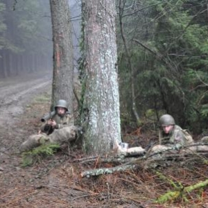 La marche "In the footsteps of the 82nd Airborne Division" à Goronne