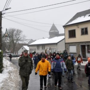 Beaucoup de participants à la 33e marche du Périmètre défensif de bastogne