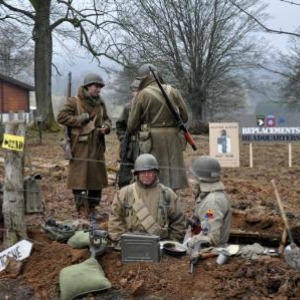 "In the footsteps of the 82nd Airborne Division", Manhay, 26 Fév. 2011