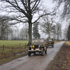 La marche "In the footsteps of the 82nd Airborne Division" à Goronne