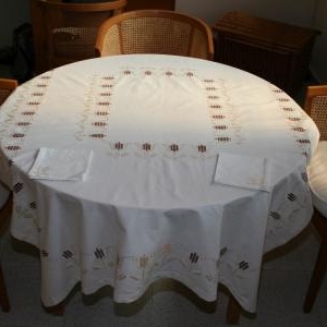 centre de formation de Tibherine: exemple de broderie artisanale (MODELE "PI-BI"))