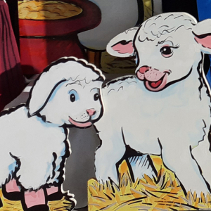 Moutons de Bethléem, par Jean-Marie Lesage.