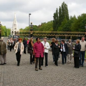 Le GSARA aux serres de Laeken, le 4 mai 2010: on entre